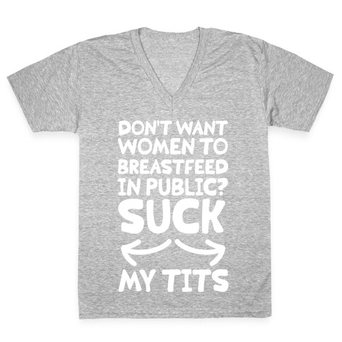 Suck my Tits V-Neck Tee Shirt