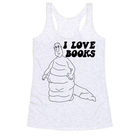 I Love Books Racerback Tank Top