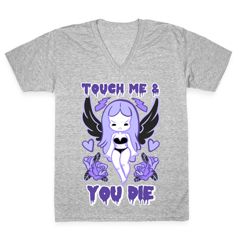 Diana: Touch Me & You Die V-Neck Tee Shirt