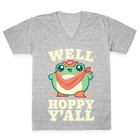 Well Hoppy Y'all V-Neck Tee Shirt
