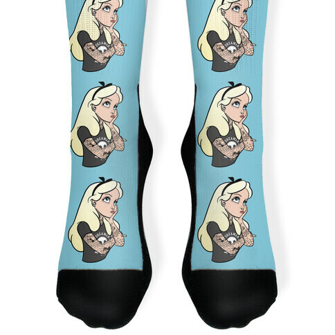 Punk Alice Parody Sock