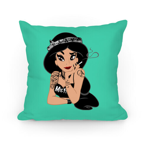 Punk Rock Princess Parody Pillow