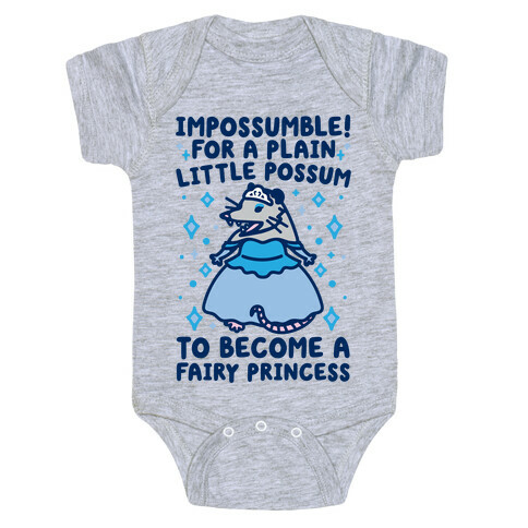 Impossumble Possum Parody Baby One-Piece