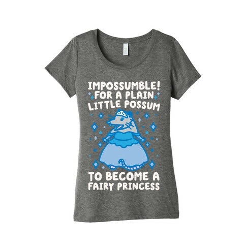 Impossumble Possum Parody Womens T-Shirt