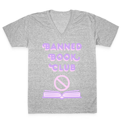 Banned Book Club V-Neck Tee Shirt