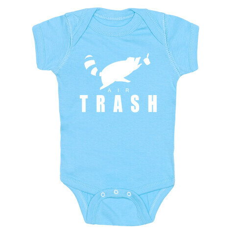 Air Trash (white) Baby One-Piece