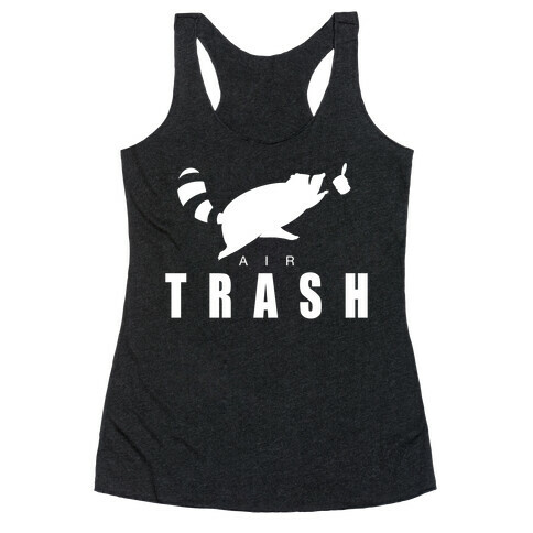 Air Trash (white) Racerback Tank Top