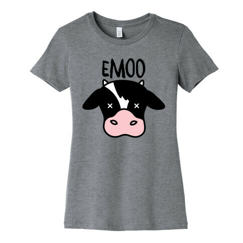 Emoo Emo Cow Womens T-Shirt