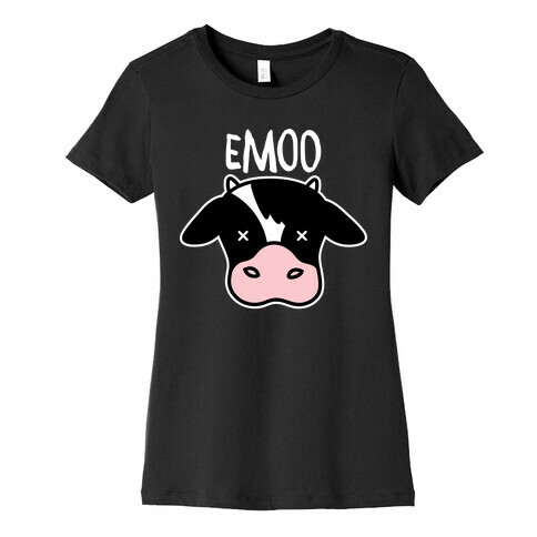 Emoo Emo Cow Womens T-Shirt