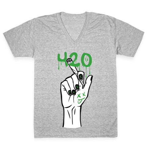 420 Is Punk V-Neck Tee Shirt