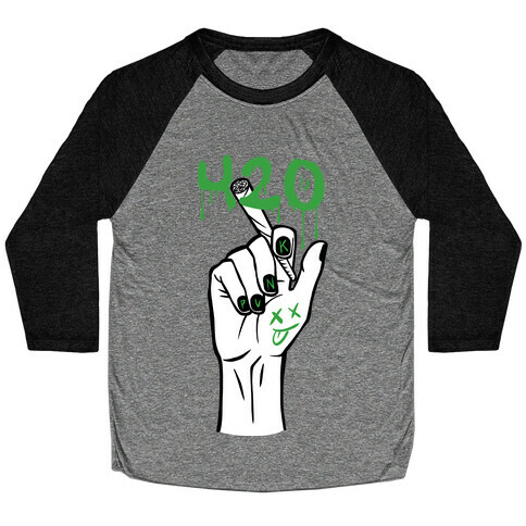 420 Is Punk Baseball Tee