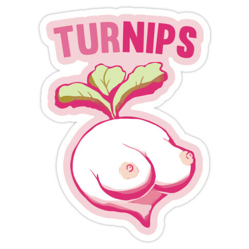 TurNIPS Die Cut Sticker