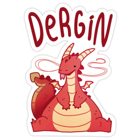 Dergin Die Cut Sticker