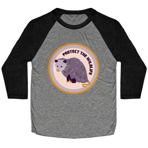 Protect the Wildlife (Opossum) Baseball Tee