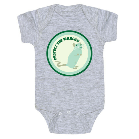 Protect the Wildlife (Rat) Baby One-Piece