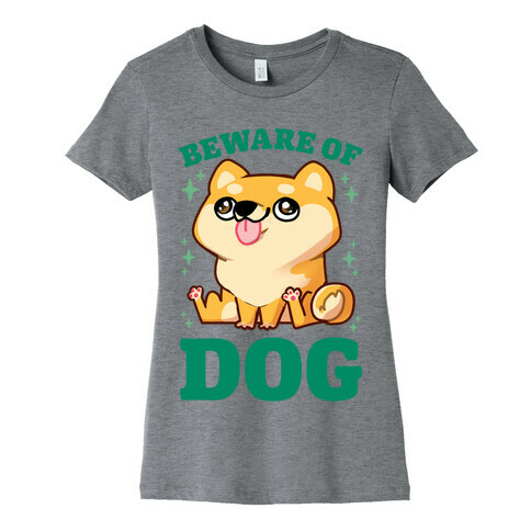 Beware Of Dog Womens T-Shirt