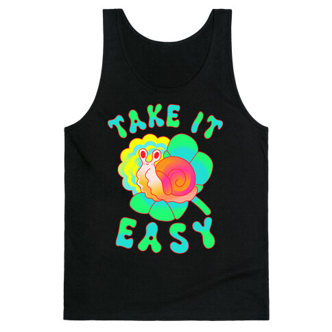 Take It Easy Groovy Snail Tank Top