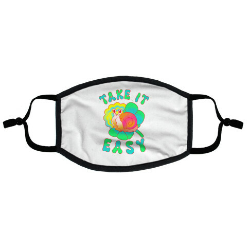 Take It Easy Groovy Snail Flat Face Mask