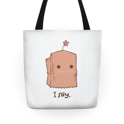 I Shy Paper Bag Tote