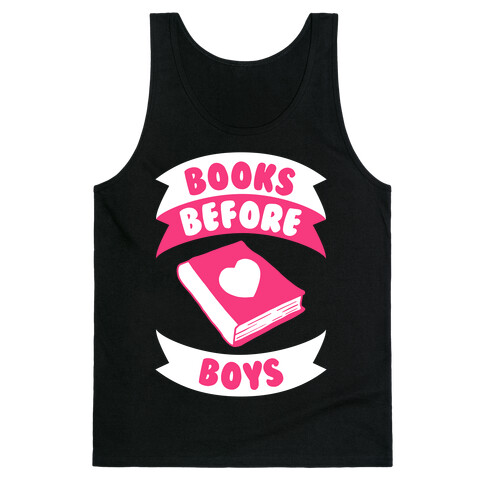 Books Before Boys Tank Top