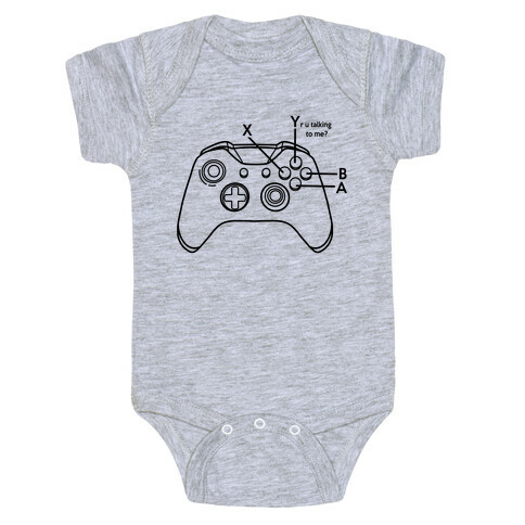 ABXY R U Talking to Me? Baby One-Piece