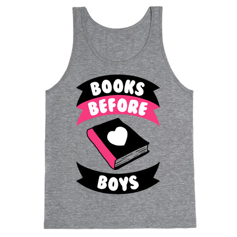 Books Before Boys Tank Top