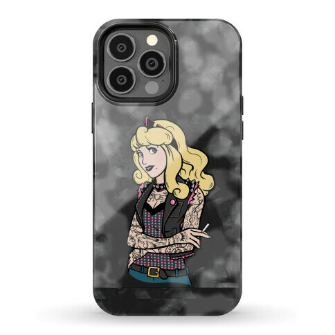 Sleeping Punk Beauty Parody  Phone Case