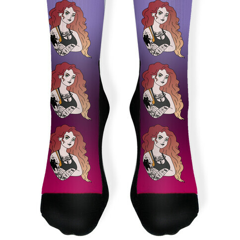 Punk Merida Parody Sock