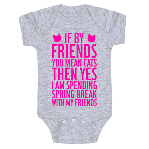 Spring Break With Friends Baby One-Piece