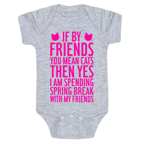 Spring Break With Friends Baby One-Piece