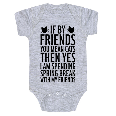 Spring Break With Friends Baby One-Piece