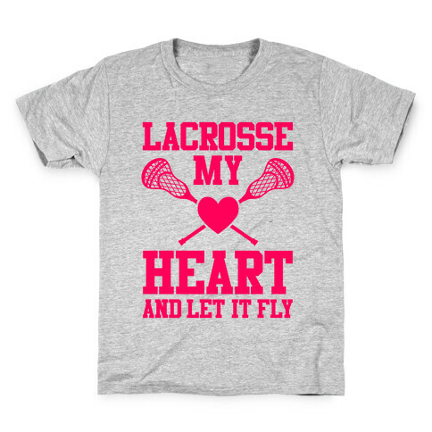 Lacrosse My Heart Kids T-Shirt