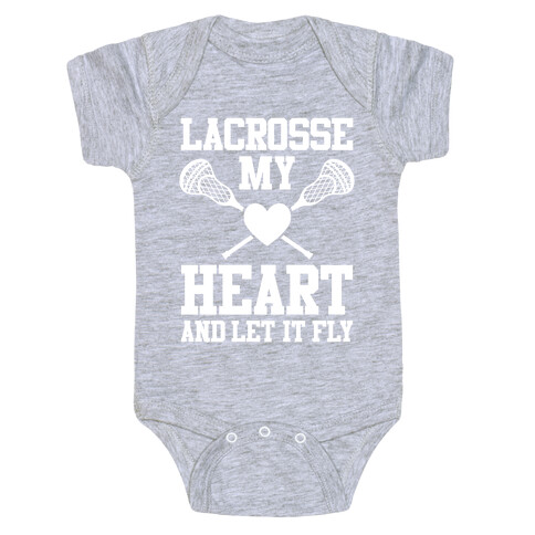 Lacrosse My Heart Baby One-Piece