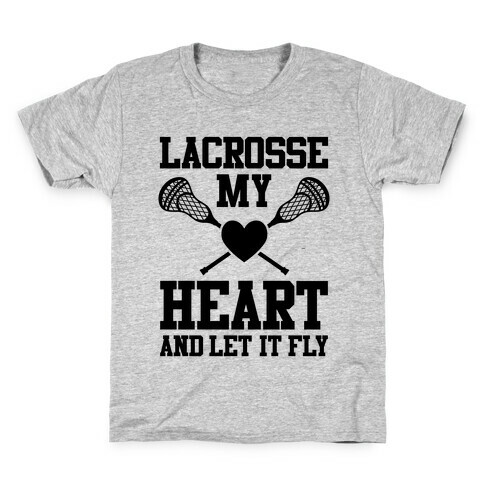 Lacrosse My Heart Kids T-Shirt