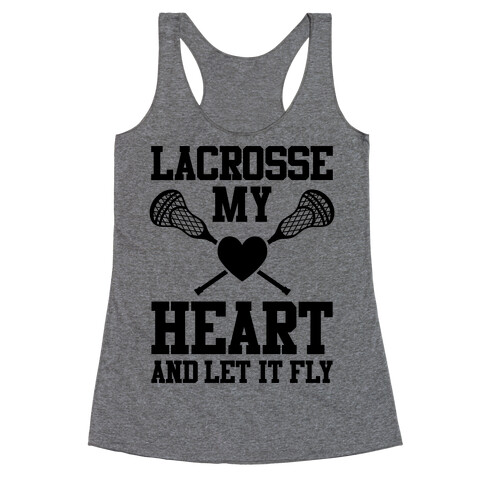 Lacrosse My Heart Racerback Tank Top