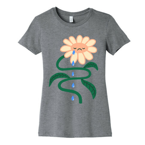 Sad Flower Shower Womens T-Shirt