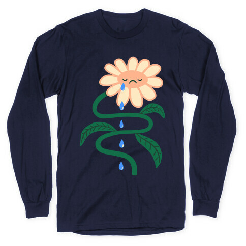 Sad Flower Shower Long Sleeve T-Shirt