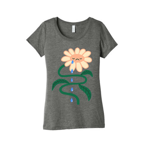 Sad Flower Shower Womens T-Shirt