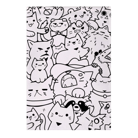 CATS CATS CATS! Garden Flag