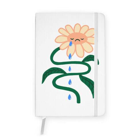 Sad Flower Shower Notebook