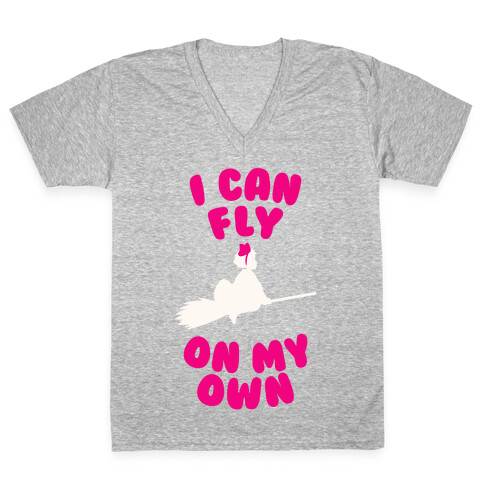 I Can Fly On My Own V-Neck Tee Shirt