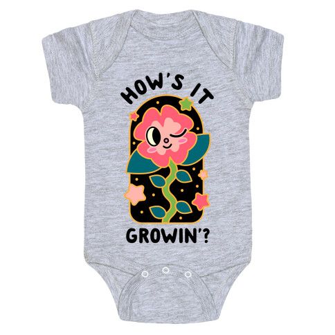 How's It Growin'? Waving Plant Friend Baby One-Piece