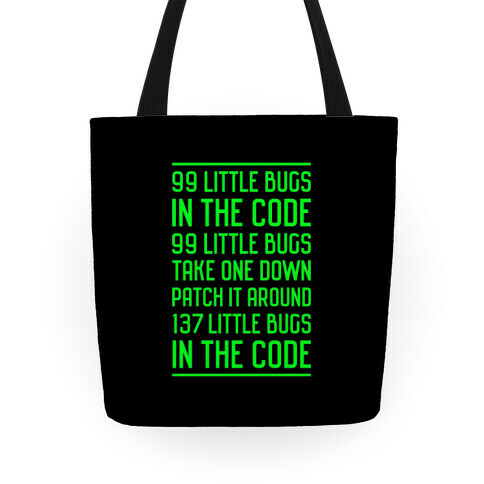 99 Little Bugs in the Code Tote