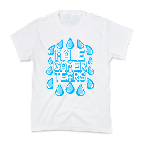 Male Gamer Tears Kids T-Shirt