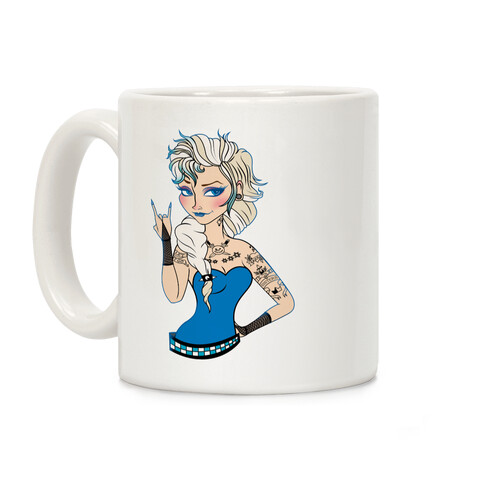 Punk Rock Ice Queen Parody Coffee Mug