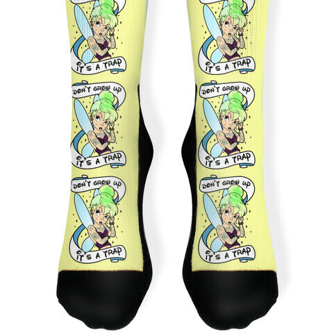 Punk Tinkerbell (Don't Grow Up It's A Trap) Sock