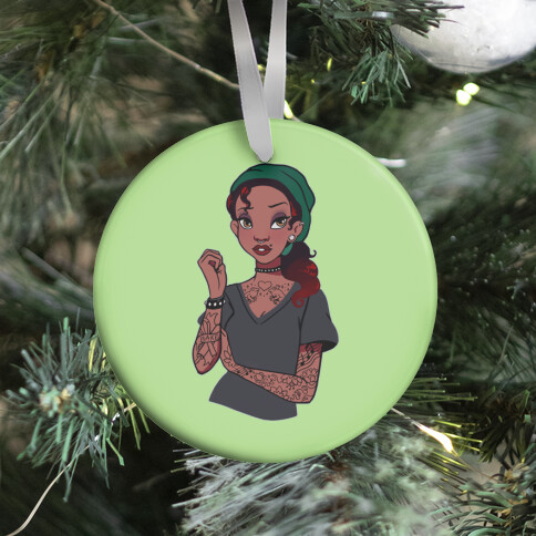 Punk Princess Tiana Parody Ornament