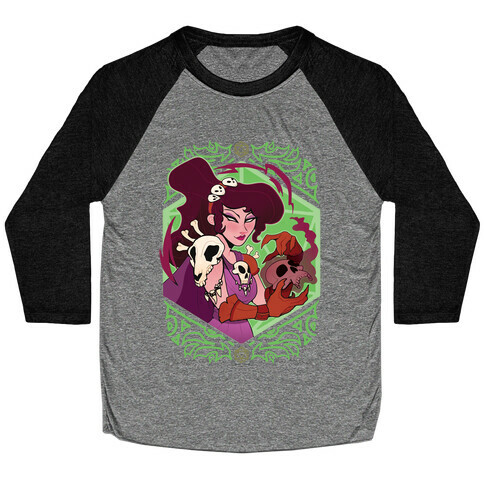 DnD Princesses Meg Necromancer Baseball Tee