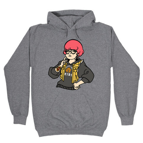 Punk Velma Parody Hooded Sweatshirt