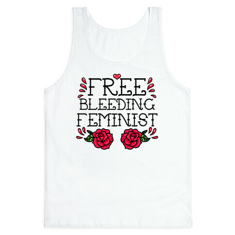 Free Bleeding Feminist Tank Top